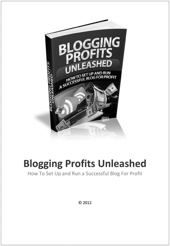 Product picture Blogging Profits Unleashed